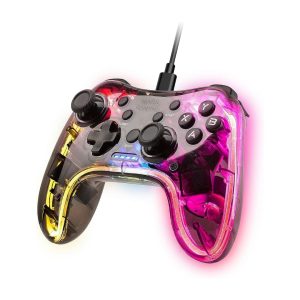 Mars Gaming MGP-C, Professional Gamepad Neon RGB Double Vibration