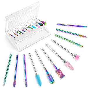 HEYMKGO Ceramic/Tungsten Carbide Electric Nail Bits Metal, X 11