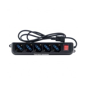 VulTech Multi-Socket For UPS 5 Inputs ON/OFF Button, 1.5 mt