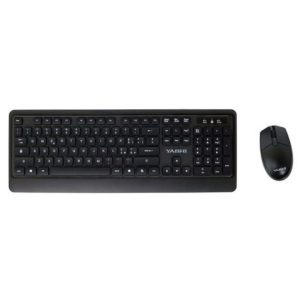 Yashi Professional Multimedia Soft Keyboard and Mouse Wireless Kit Black MY537 Italian Keyboard