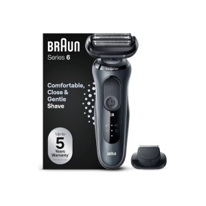 Braun Series 6 Men's Beard Trimmer SensoFlex, Wet&Dry, Rechargeable, Travel Case