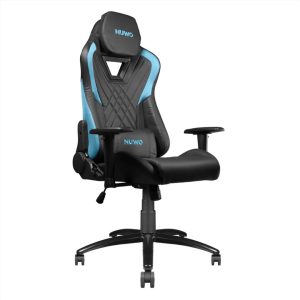 Nuwo DoXx Ergonomic Gaming Chair with Lumbar Support 2D Armrests, Blue