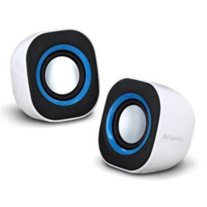 Atlantis Land SoundPower 410 Speakers Wired - 5 W White