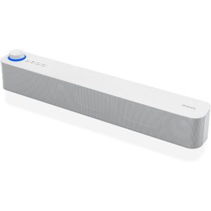 Atlantis MINI SOUNDBAR BT v5.3 20W Jack 3.5mm TWS includes 2400mAh battery Radio USB MicroSD, White