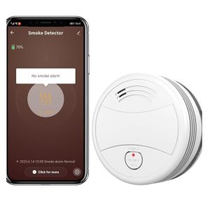 PGST WiFi Smoke Detector Intelligent Wireless Fire Detector Through App