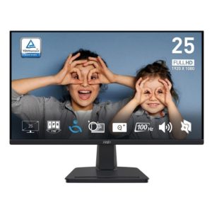 MSI PRO 24.5 Inch Full HD Office Monitor, HDMI 1.4b, D-Sub (VGA)
