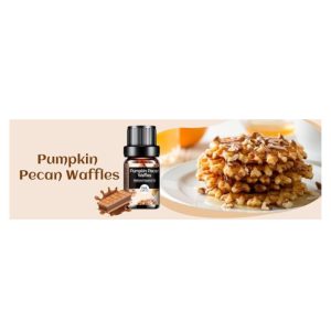 AESHORY Bakery Fragrance Oil 10ml, Pumpkin Pecan Waffles