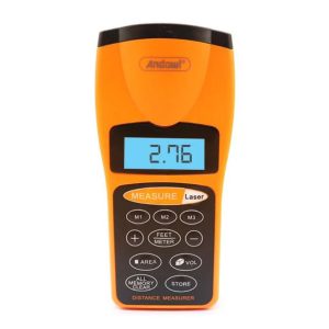 Andowl Ultrasonic Distance Measurer Laser Point