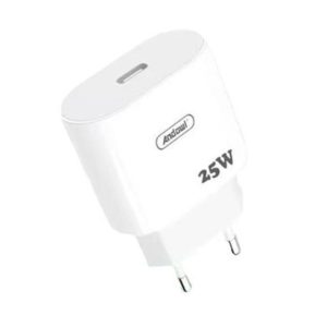 Andowl Charger Without Cable with USB-C Port 25W White