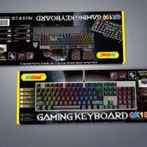 Andowl Gaming Keyboard with RGB backlight QK100