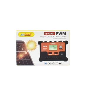 Andowl Q-KZ001 PWM Solar Charge Controller &ndash; 12V System, Dual USB 5V 2A Output