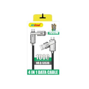 Andowl 1m Data Cable 100W 4 in 1