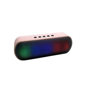 Andowl Wireless Speaker RGB Light 5w output Pink