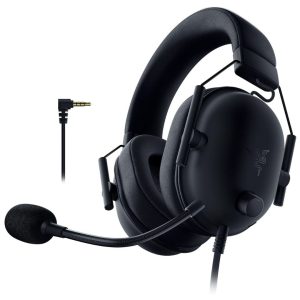 Razer BlackShark V2 X (PS) Wired Esports Headset, Passive noise cancellation, 3.5mm connector, black