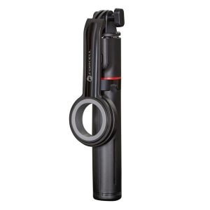 Forcell F-GRIP S100M MagSafe Black Selfie Stick with Bluetooth Remote Control