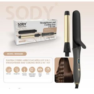 Sody SD5026 2 in 1 Hair Straightener and Curling Iron Kit