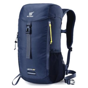 SKYSPER 25L Hiking Daypack &ndash; Lightweight, Breathable & Unisex Navy Blue