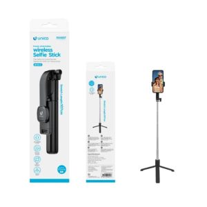 Unico 107cm retractable bluetooth selfie stick