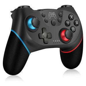 Switch Wireless Pro Controller Black for Nintendo Switch/Switch Lite, Switch Remote Controller Gamepad Joystick with Turbo and Dual Vibration