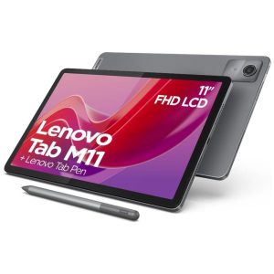 Lenovo Tab M11 Tablet 10.95 Inch WUXGA Touch Display MediaTek G88, 4GB RAM, 128GB eMMC 5.1, Android 14, Includes Pen , Grey