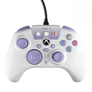 Turtle Beach REACT-R Controller White/Purple - Xbox Series X|S, Xbox One and PC