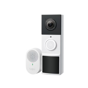 TP-Link Tapo Video Doorbell Camera, 2K 3MP, Colour Night Vision