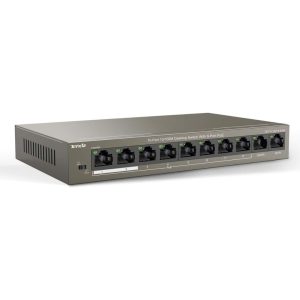 TENDA TEF1110P-8-63W PoE Switch 10-Port/100M 8P FE(PoE)+2P FE(Data+NVR)