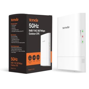 TENDA O1-5G Outdoor Point-to-Point Wireless WiFi Bridge, 5.8GHz 867Mbps