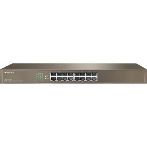 TENDA TEG1016G 16-Port Gigabit Rackmount Switch Fanless Metal Case