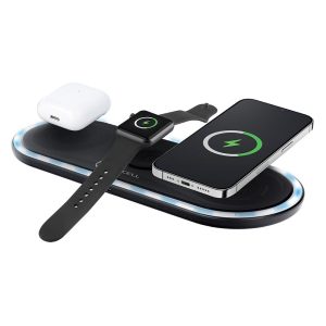 Forcell Ellipse 3in1 15W Wireless Charger compatible with Apple Qi QC