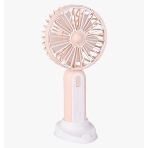 Rechargeable Portable Fan with Mobile Phone Holder