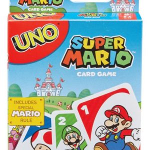 Mattel Games UNO Super Mario Bros, Card Game for Children 7+ Years, Exclusive