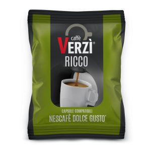 Verzi 50 Capsules Compatible with Nescaf&eacute;&reg; Dolce Gusto&reg; Machine, Aroma Ricco Coffee