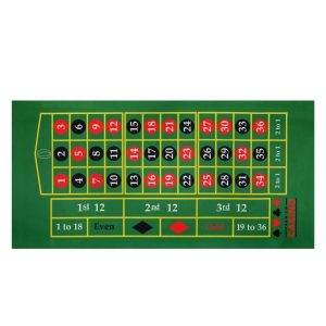 Mondo Tessuti - Texas Hold'em Poker Black Jack Roulette Play Mat