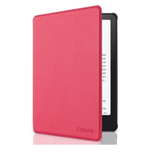CoBak Case for 7 Inch E-Reader 2024 - Smart Cover with Auto Sleep/Wake Feature, Pink