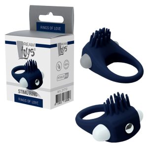 Rings of Love Stimulating V1 Ring Blue