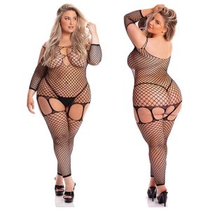 Bodystocking In My Head Net Plus Size