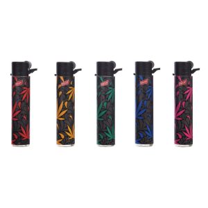 PROF Round Flint Canapa Leaves Lighters